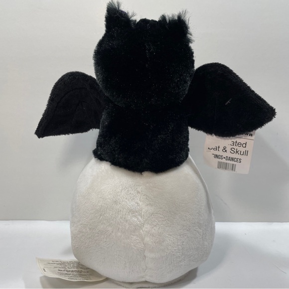 Spooky Town Halloween Animated Vampire Bat & Skull Plush READ - Picture 2 of 13